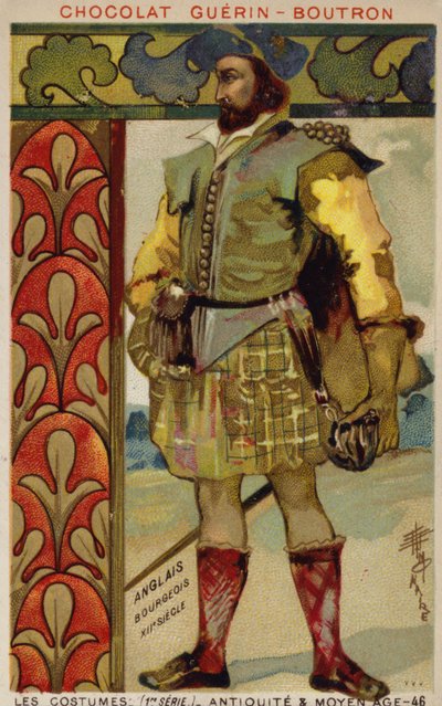 Engelsk borgerlig drakt, 1100-tallet av French School